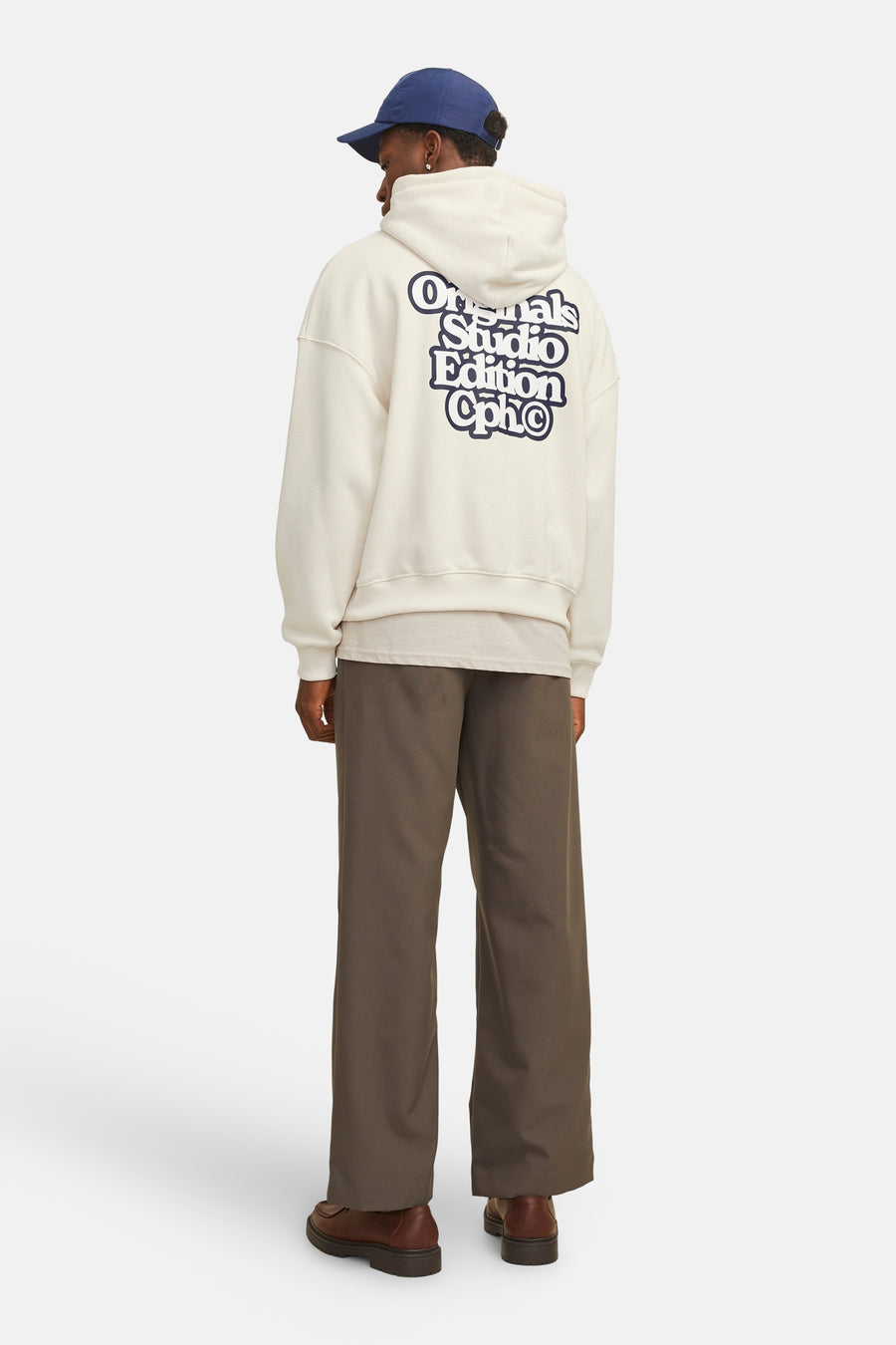 Sweater met kap Wit - ORIGINALS BY JACK & JONES