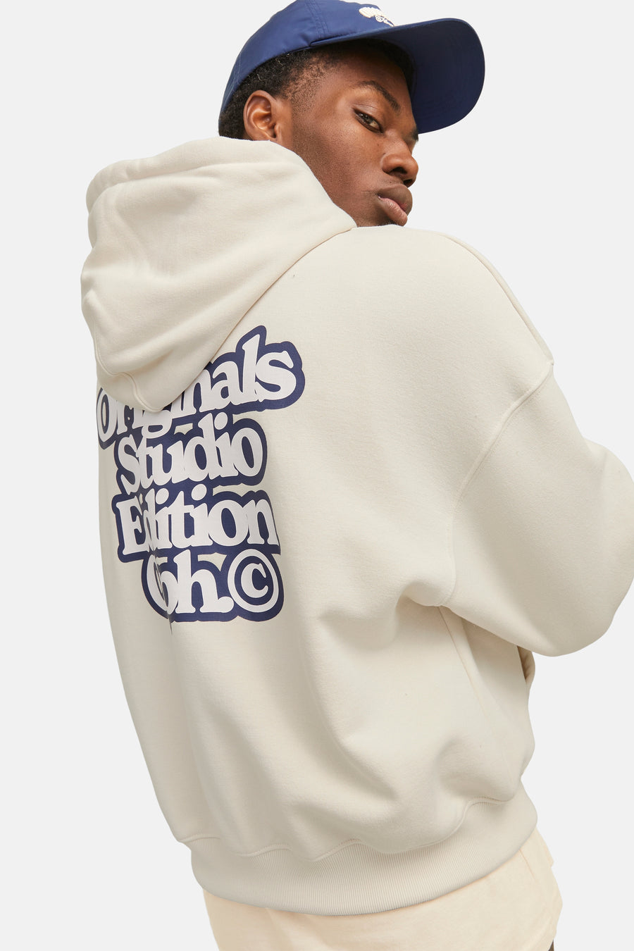 Sweater met kap Wit - ORIGINALS BY JACK & JONES