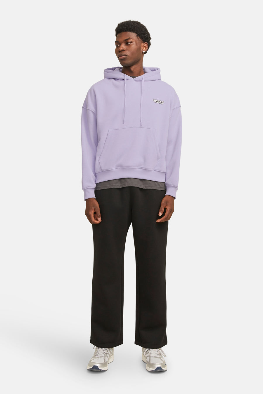 Sweater met kap Paars - ORIGINALS BY JACK & JONES