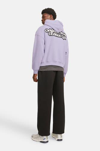 Sweater met kap Paars - ORIGINALS BY JACK & JONES