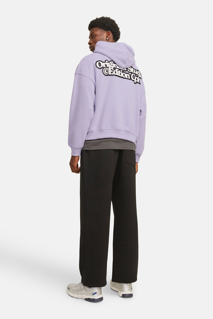 Sweater met kap Paars - ORIGINALS BY JACK & JONES