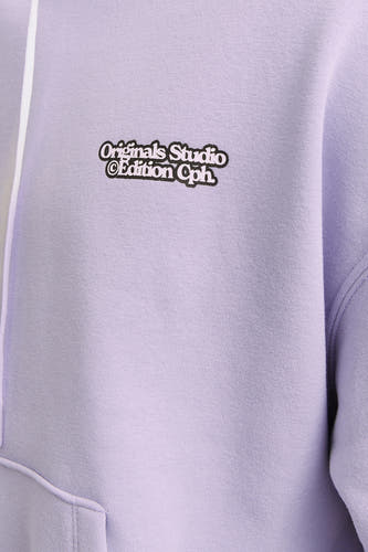 Sweater met kap Paars - ORIGINALS BY JACK & JONES