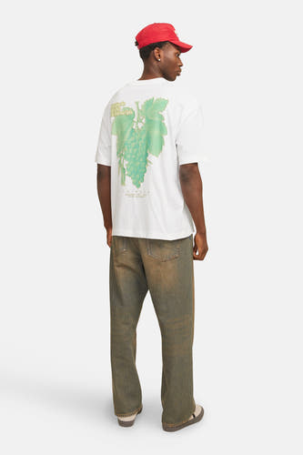 T-shirt (korte mouwen) Wit - ORIGINALS BY JACK & JONES