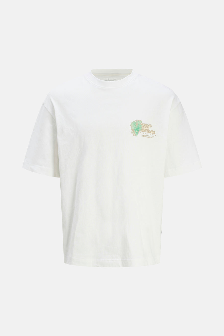 T-shirt (korte mouwen) Wit - ORIGINALS BY JACK & JONES
