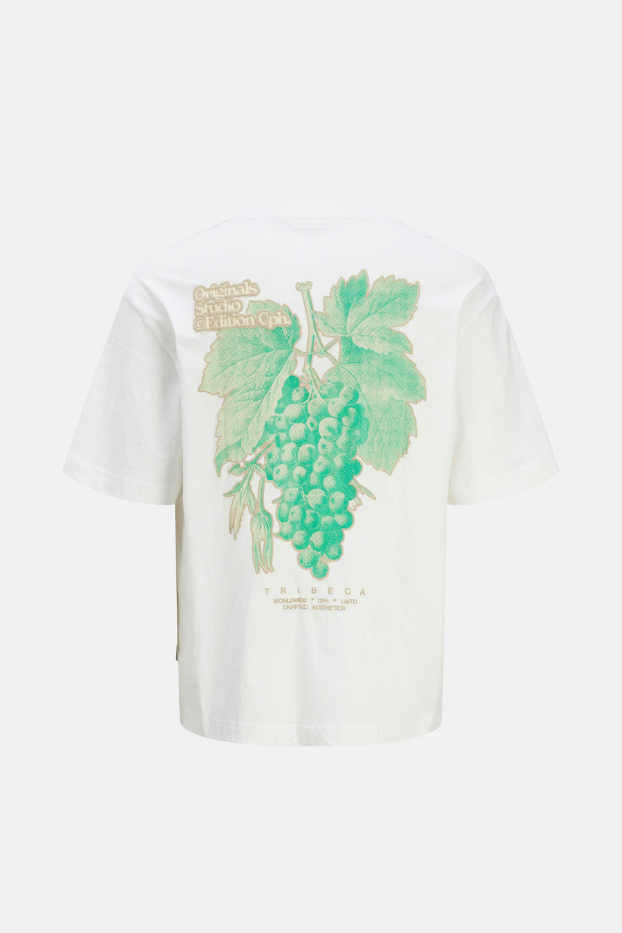 T-shirt (korte mouwen) Wit - ORIGINALS BY JACK & JONES
