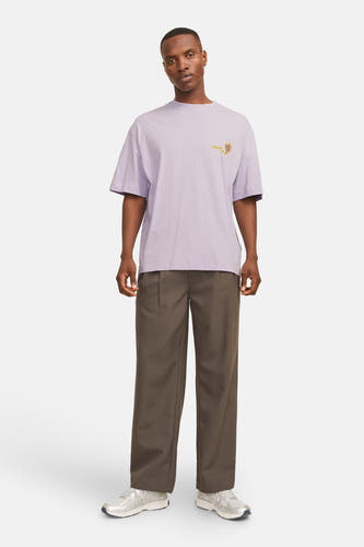 T-shirt (korte mouwen) Paars - ORIGINALS BY JACK & JONES