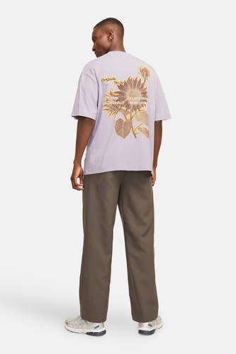 T-shirt (korte mouwen) Paars - ORIGINALS BY JACK & JONES