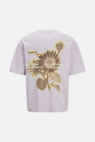 T-shirt (korte mouwen) Paars - ORIGINALS BY JACK & JONES