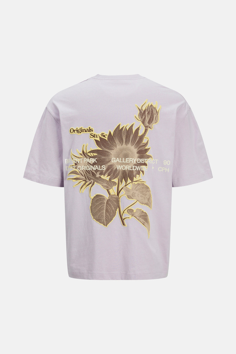T-shirt (korte mouwen) Paars - ORIGINALS BY JACK & JONES