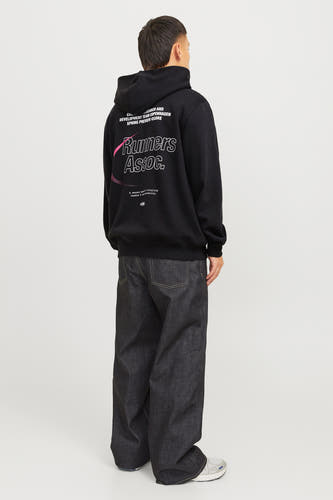 Sweater met kap Zwart - CORE BY JACK & JONES