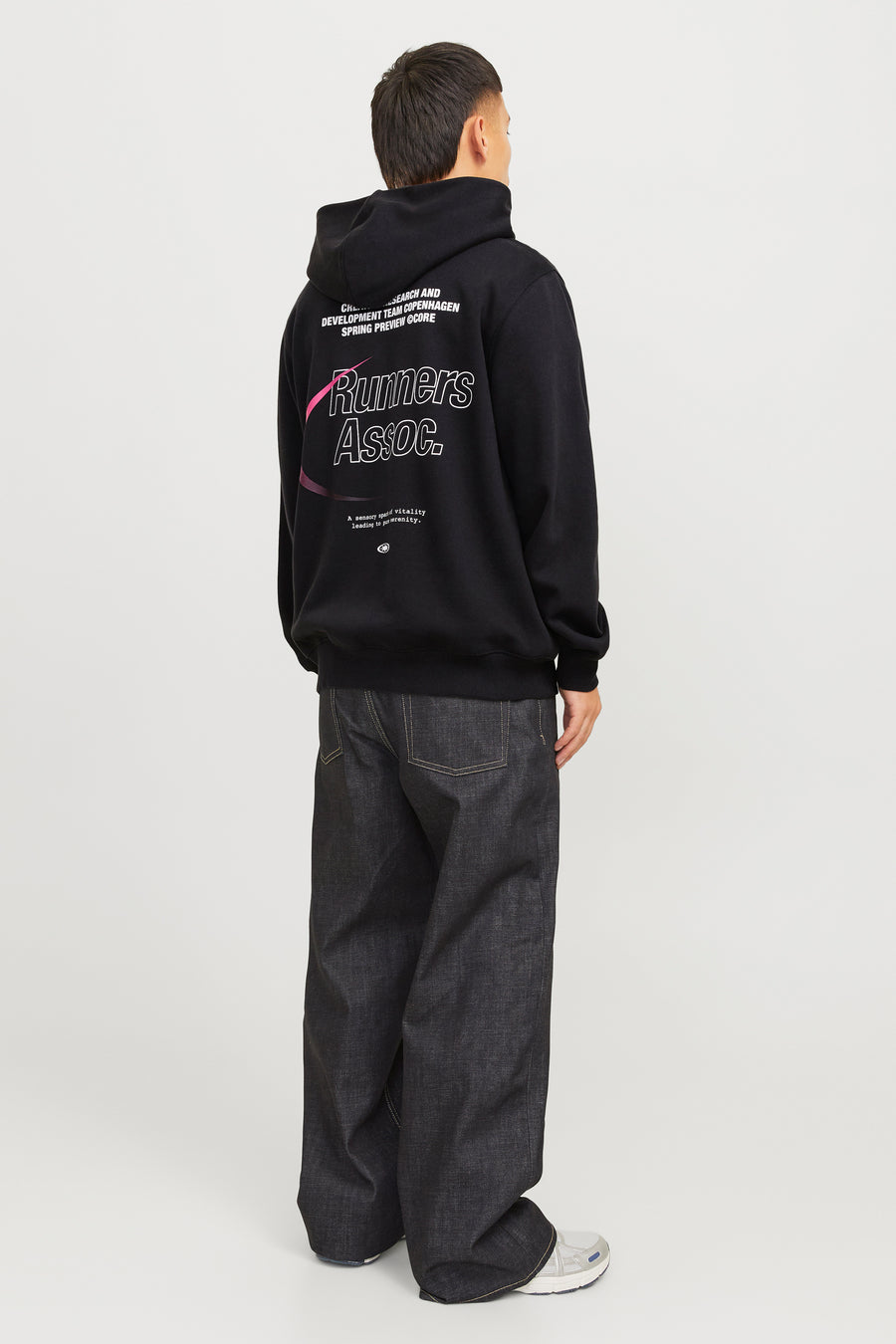 Sweater met kap Zwart - CORE BY JACK & JONES