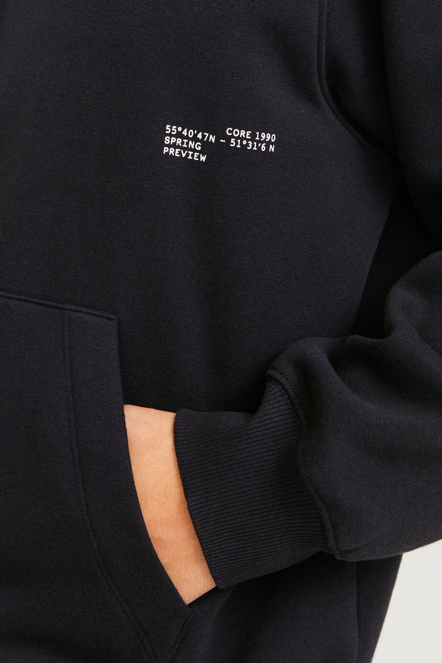Sweater met kap Zwart - CORE BY JACK & JONES