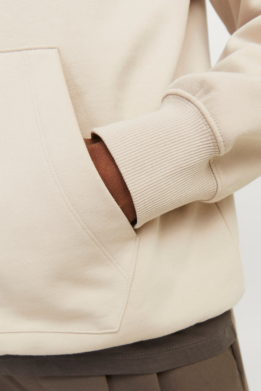 Sweater met kap Beige - CORE BY JACK & JONES