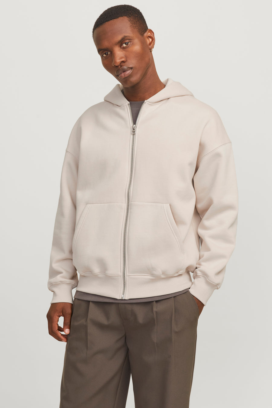 Sweater (gilet) Beige - CORE BY JACK & JONES