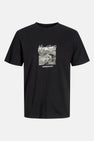 JCOALPHA PRINT TEE SS CREW NECK FST