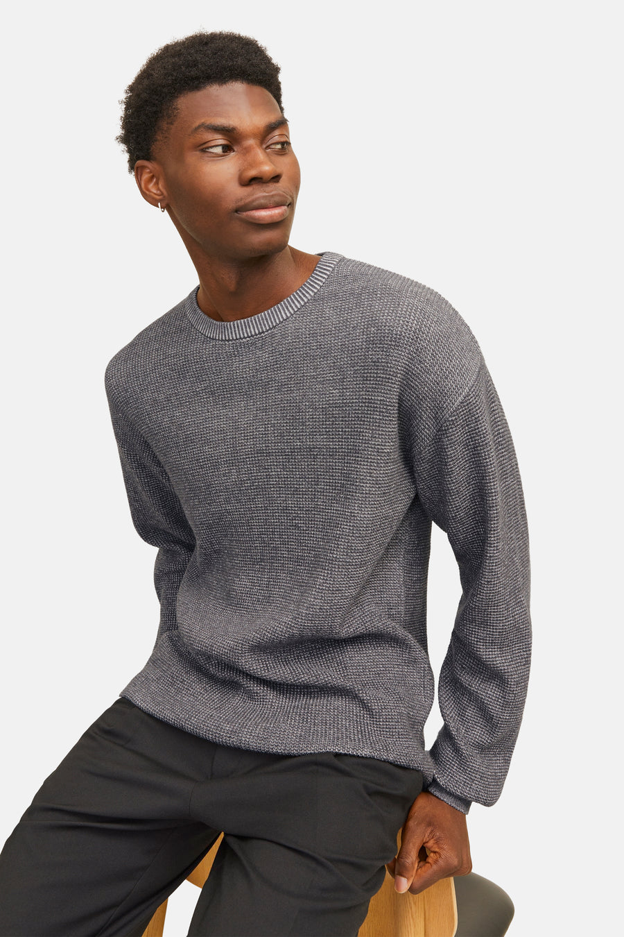 Trui met ronde hals Grijs - CORE BY JACK & JONES