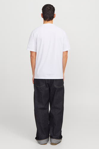 T-shirt (korte mouwen) Wit - ORIGINALS BY JACK & JONES