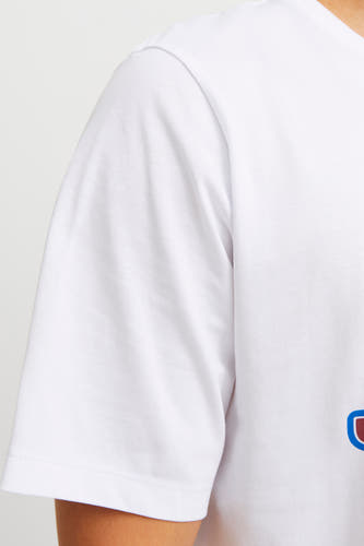 T-shirt (korte mouwen) Wit - ORIGINALS BY JACK & JONES