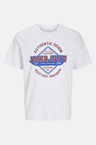 T-shirt (korte mouwen) Wit - ORIGINALS BY JACK & JONES