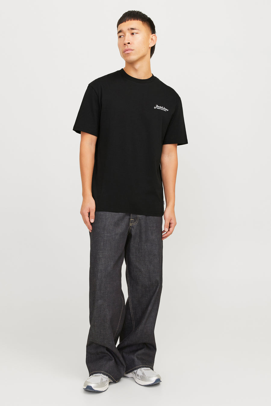T-shirt (korte mouwen) Zwart - ORIGINALS BY JACK & JONES
