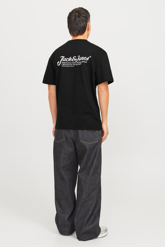 T-shirt (korte mouwen) Zwart - ORIGINALS BY JACK & JONES