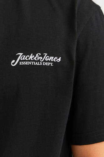 T-shirt (korte mouwen) Zwart - ORIGINALS BY JACK & JONES