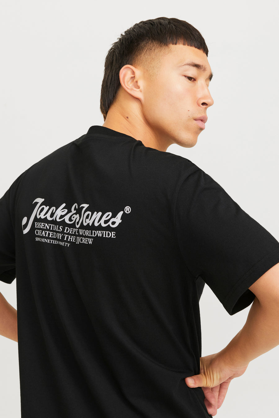T-shirt (korte mouwen) Zwart - ORIGINALS BY JACK & JONES