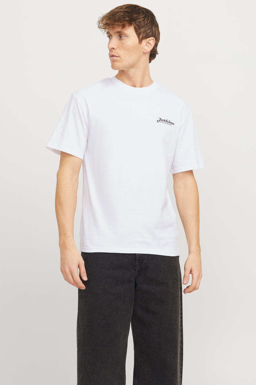 T-shirt (korte mouwen) Wit - ORIGINALS BY JACK & JONES