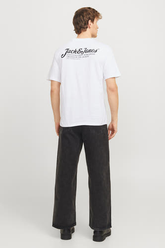 T-shirt (korte mouwen) Wit - ORIGINALS BY JACK & JONES