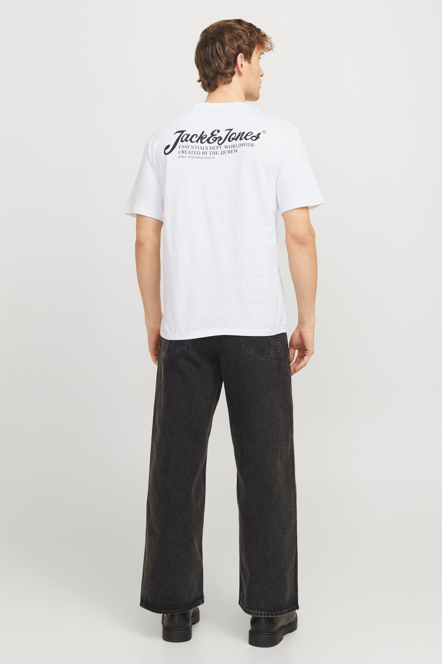 T-shirt (korte mouwen) Wit - ORIGINALS BY JACK & JONES