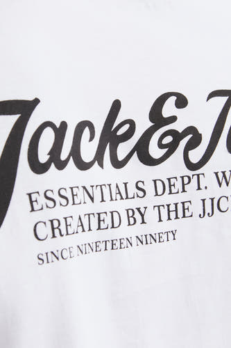 T-shirt (korte mouwen) Wit - ORIGINALS BY JACK & JONES