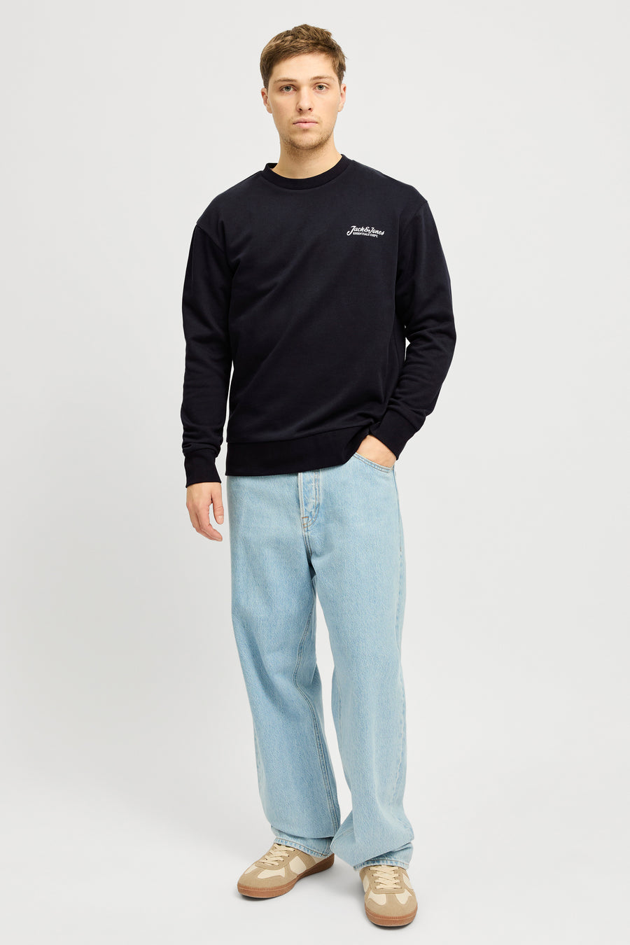 Sweater met ronde hals Zwart - ORIGINALS BY JACK & JONES