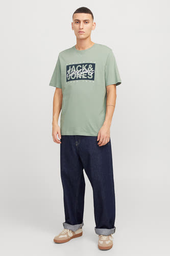 T-shirt (korte mouwen) Groen - ORIGINALS BY JACK & JONES