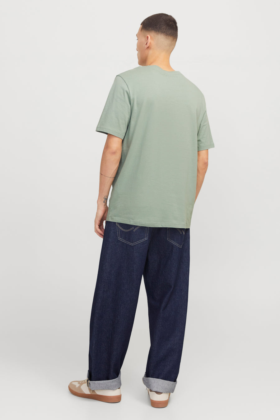 T-shirt (korte mouwen) Groen - ORIGINALS BY JACK & JONES