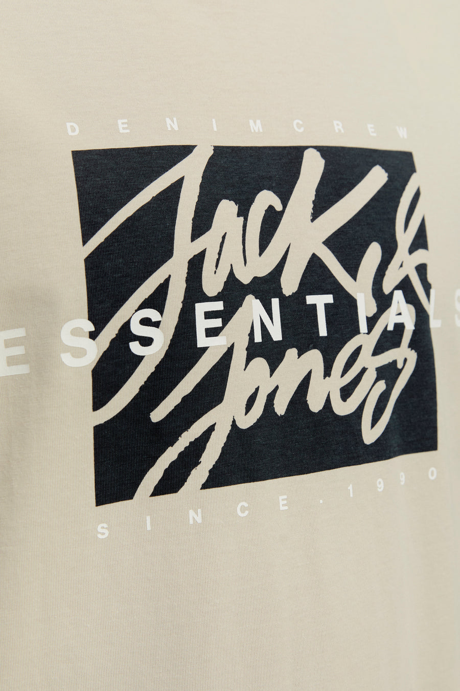 T-shirt (korte mouwen) Beige - ORIGINALS BY JACK & JONES