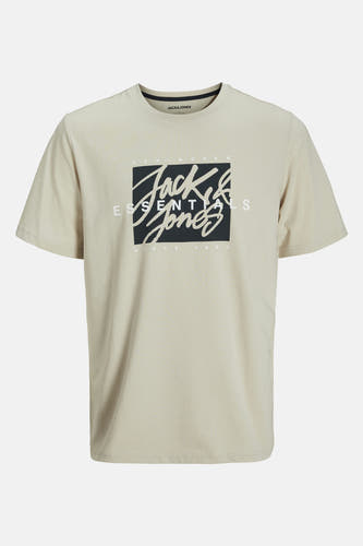 T-shirt (korte mouwen) Beige - ORIGINALS BY JACK & JONES