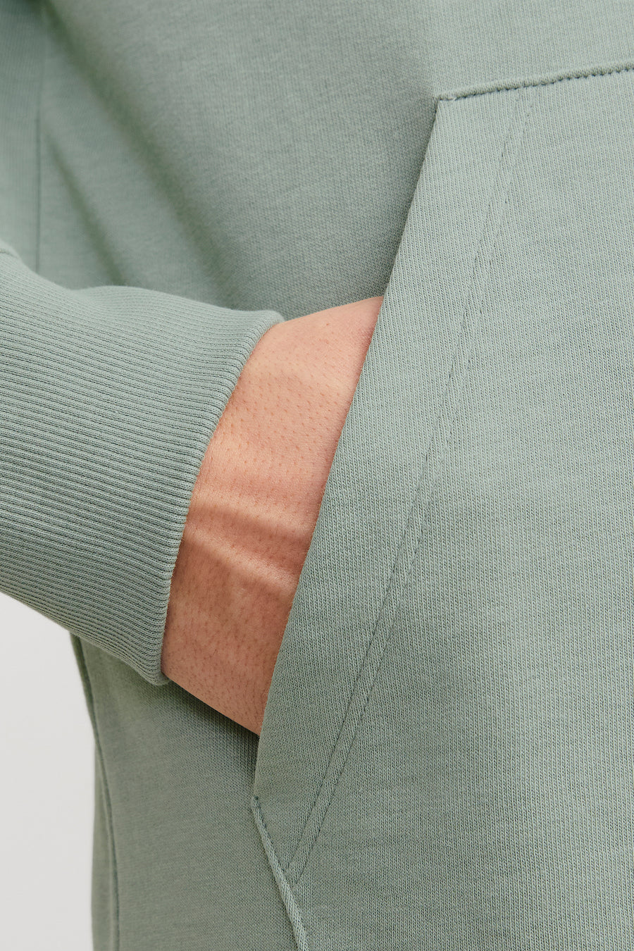 Sweater met kap Groen - ORIGINALS BY JACK & JONES