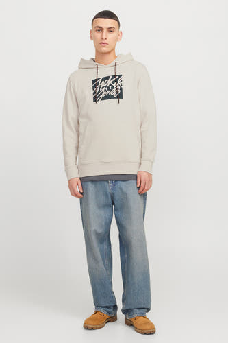 Sweater met kap Ecru - ORIGINALS BY JACK & JONES
