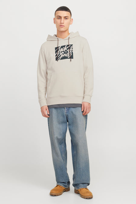 Sweater met kap Ecru - ORIGINALS BY JACK & JONES