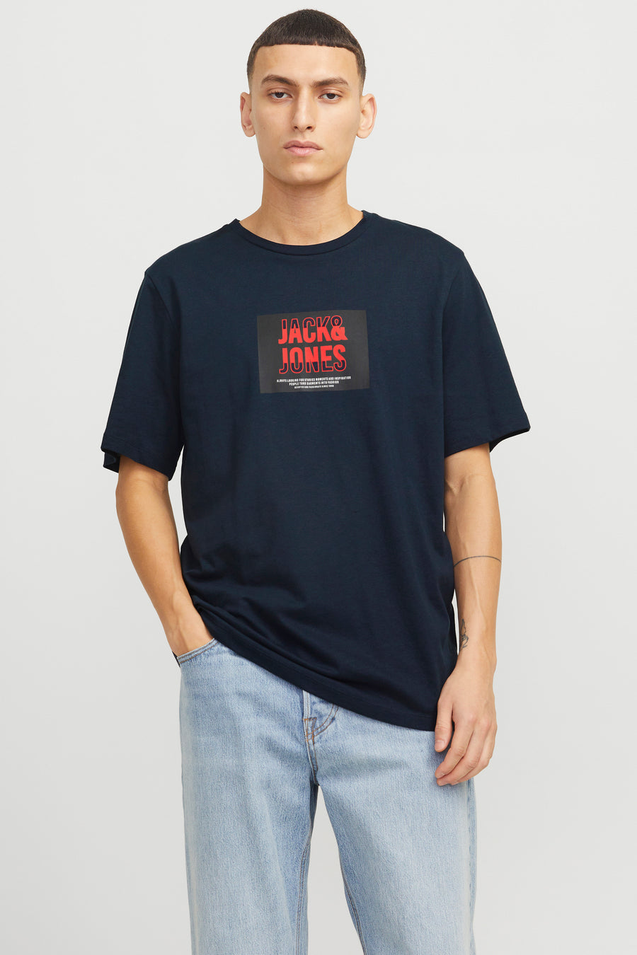 T-shirt (korte mouwen) Blauw - CORE BY JACK & JONES