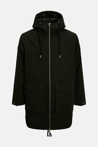 Jas (lang) Zwart - ORIGINALS BY JACK & JONES
