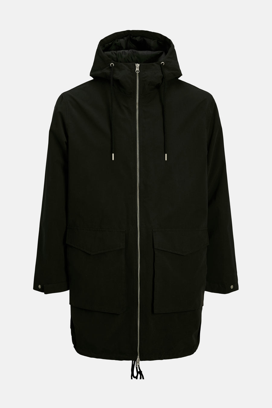 Jas (lang) Zwart - ORIGINALS BY JACK & JONES