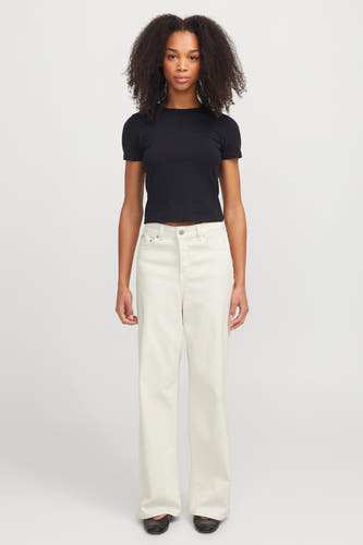 Jeans wide Off white denim - JJXX