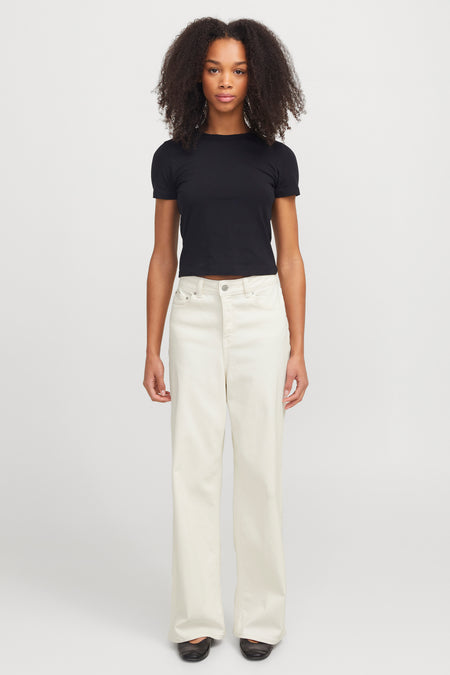 Jeans wide Off white denim - JJXX