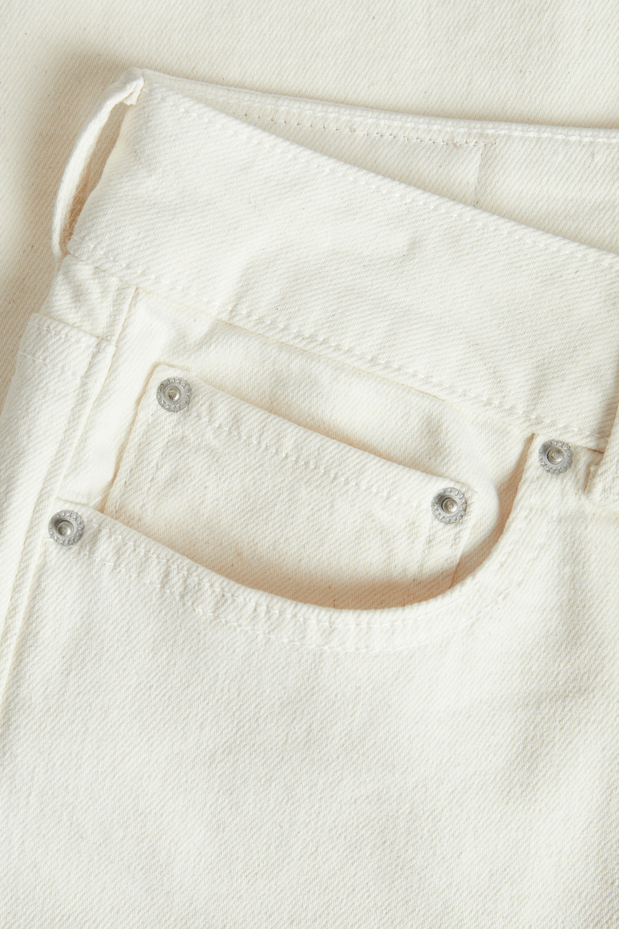 Jeans wide Off white denim - JJXX