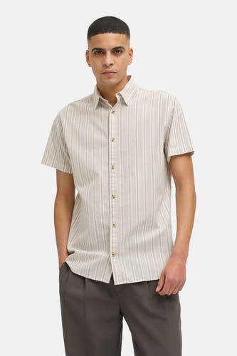 Hemd (korte mouwen) Beige - PREMIUM BLUE by JACK & JONES