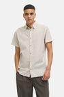 Hemd (korte mouwen) Beige - PREMIUM BLUE by JACK & JONES