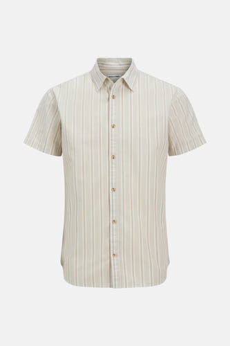 Hemd (korte mouwen) Beige - PREMIUM BLUE by JACK & JONES
