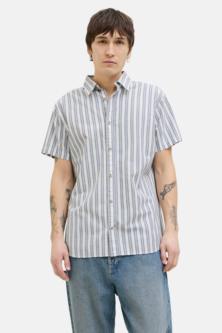 Hemd (korte mouwen) Blauw - PREMIUM BLUE by JACK & JONES