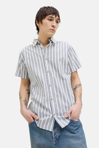 Hemd (korte mouwen) Blauw - PREMIUM BLUE by JACK & JONES